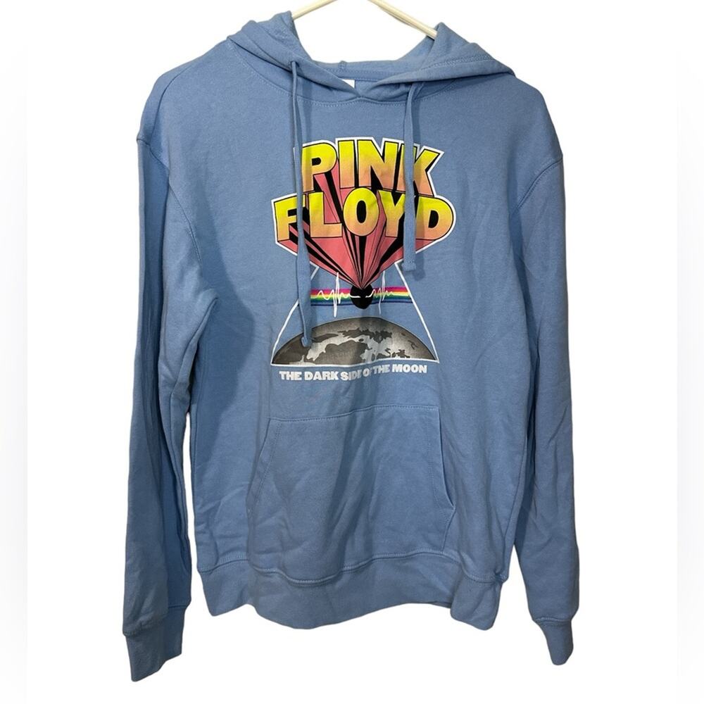 New Pink Floyd Rock Music Blue‎ Pullover Hoodie Sweatshirt size Small